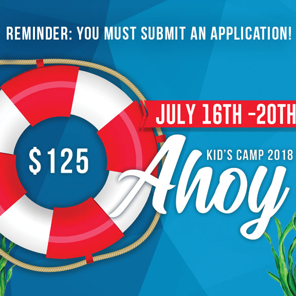 Nations Church, Kids Camp 2018, Ahoy!