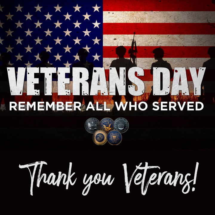 Thank you Veterans!